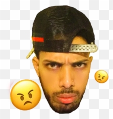 Emoji Molesto Real People - Smiley,Alex Jones Emoji