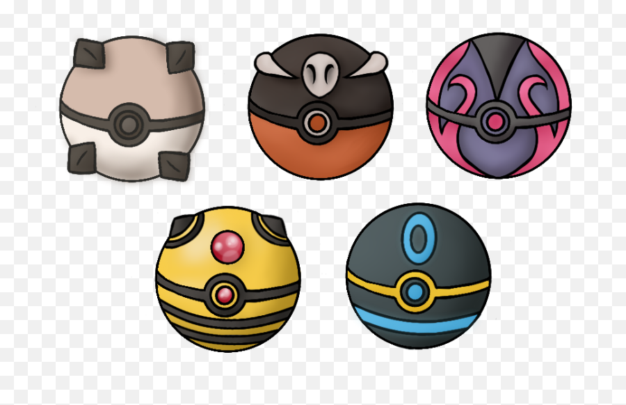 Pokeballs 1 - Cartoon Emoji,Pokeball Emoticon