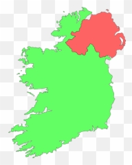 Ireland Country Green - Ireland Map Clip Art Emoji,Northern Ireland Emoji
