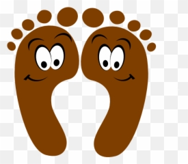 Cartoon Foot Clipart Kid 3 - Feet Emoji