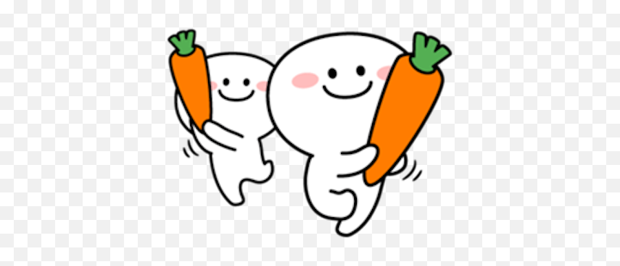 Spoiled Rabbit Carrot By Binh Pham - Clip Art Emoji,Carrot Emoji