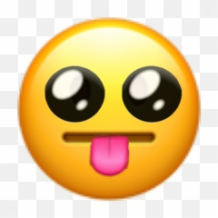 Meh Bleh Face Emoji - Smiley