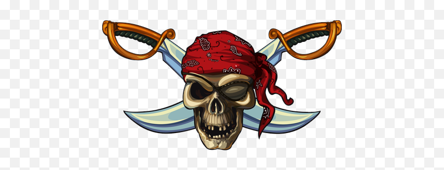 Pirate Skull Clipart Png - Transparent Pirate Skull Png Emoji,Skull Emoji Png