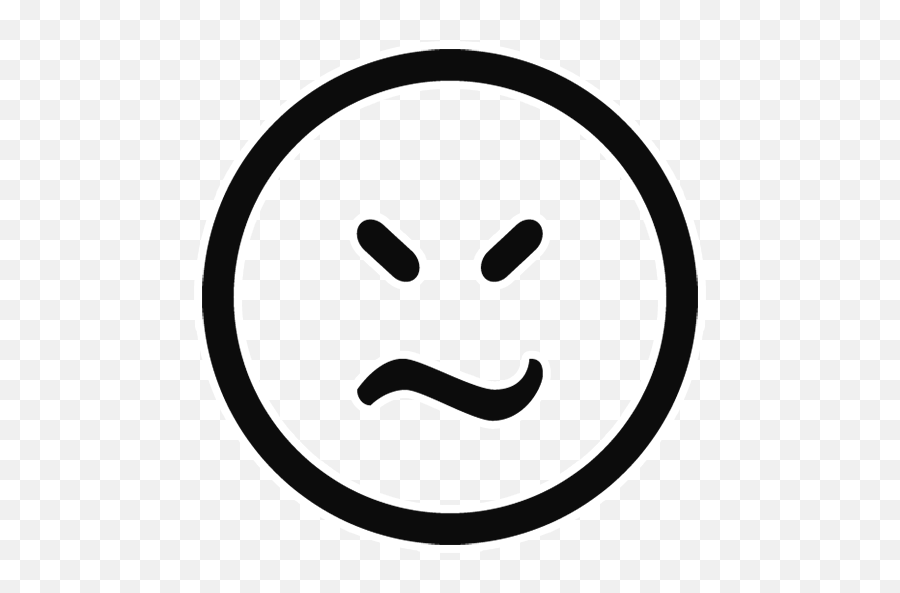 Whatsapp Black Outline Emoji Png Transparent Picture Png Mart - Smiley,Emoji Outline