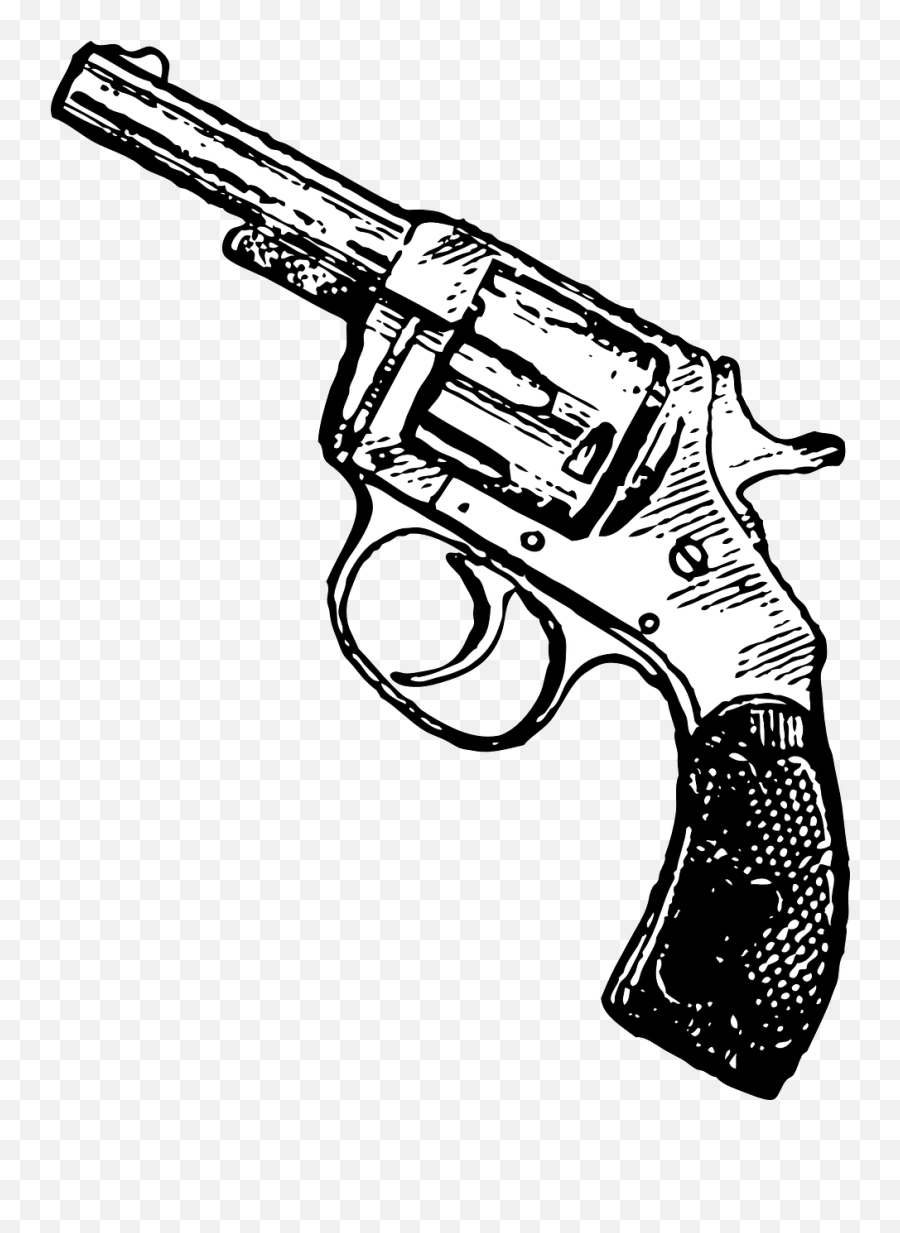 Gun Revolver Pistol Weapon Handgun - Revolver Clip Art Emoji,Squirt Gun Emoji