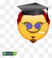Party Smiley Mit Fröhliche Augen Und Hippie - Brille Whatsapp Emoji,Hippie Emoticons