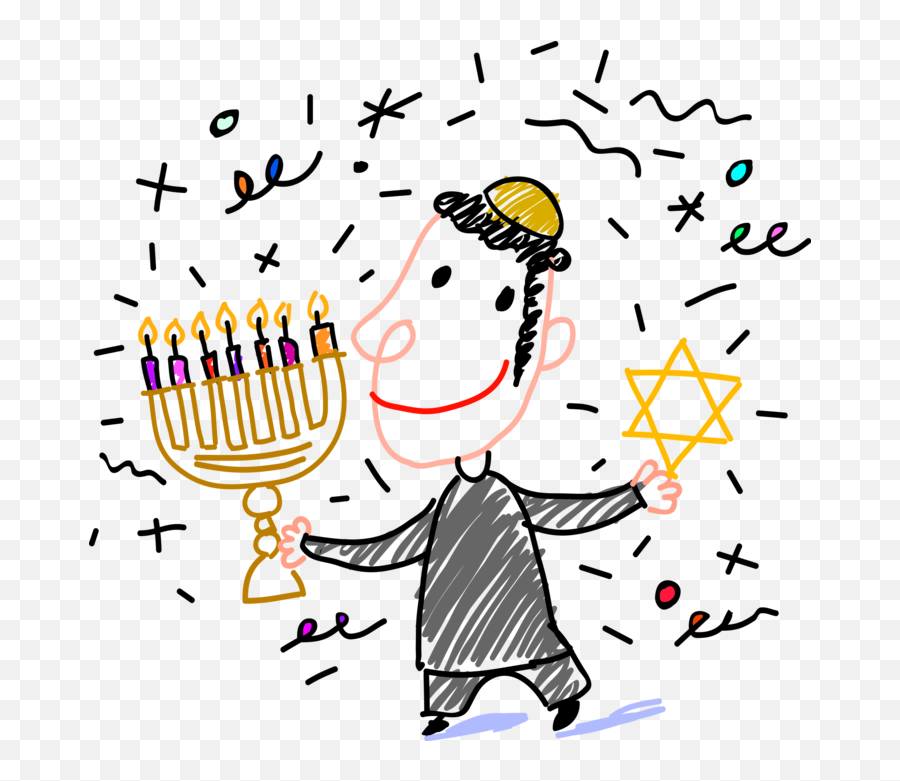 Jewish Star Transparent Png Clipart - Menorah E Estrela De Davi Emoji ...