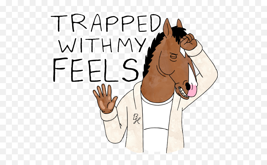 Bojack Horseapp - Bare Tree Media Stickers The Bojack Horseman Png Emoji,Horse Emoji App