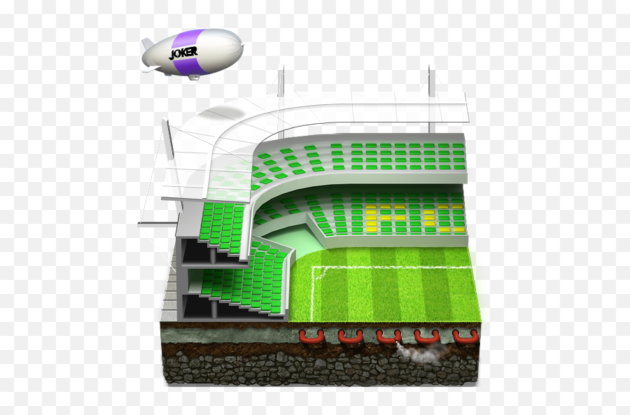 Soccer Football Stadium Icon - Football Stadium Icon 3d Png Emoji,Blimp Emoji