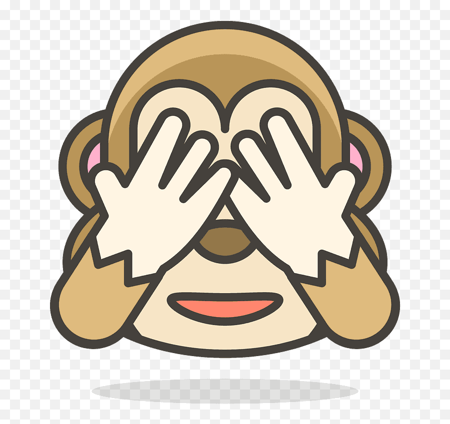 See - See No Evil Clipart Emoji,Monkey Emoji