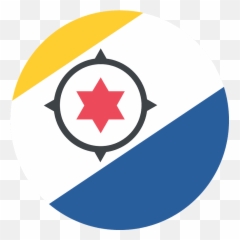 Caribbean Netherlands Flag Emoji - Bonaire Flag In Circle,Communist Emoji