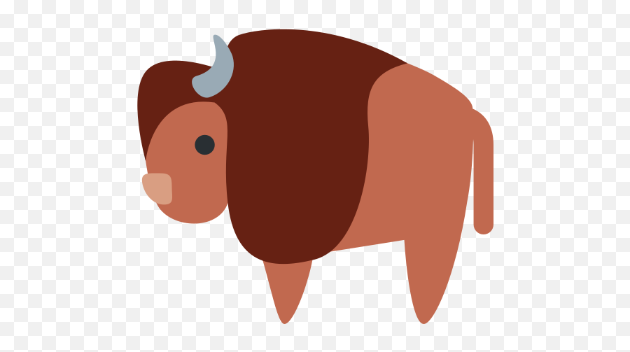 Bison Emoji - Bison Emoji,Buffalo Emoji
