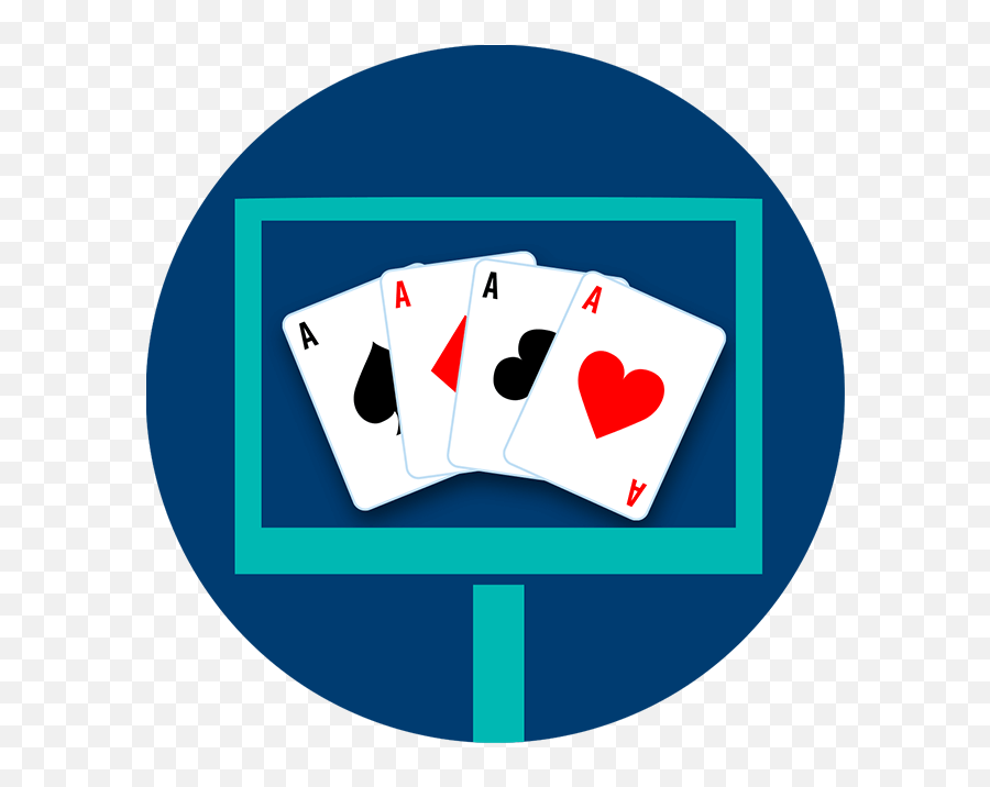 A Monitor Displays Four Playing Cards All Aces - Display Playing Card Emoji,Playing Card Emoji