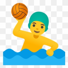 Man Playing Water Polo Emoji - Waterpolo
