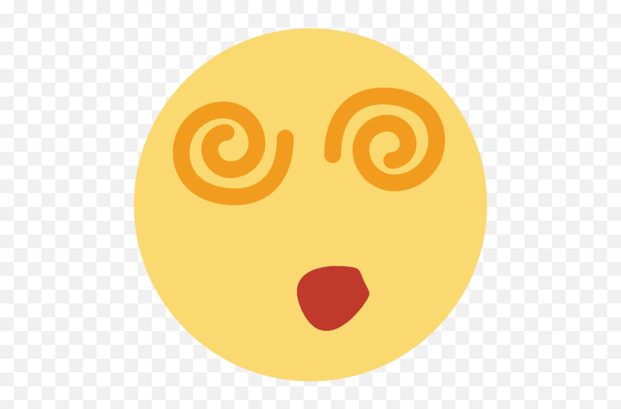 Emoticon Icon - Circle Emoji,Hypnotized Emoji