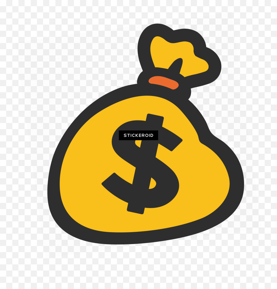 Download Hd Emoji Bag Of Cash - Money Bag Transparent Gif,Money Tongue Emoji