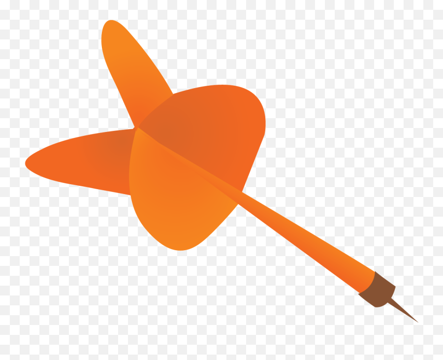 Dart Clipart Transparent Background - Png Download Full Dart Orange Png Emoji,Dart Emoji