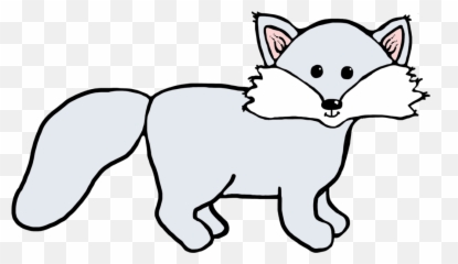 Arctic fox clipart - Clipartix Art Fox Emoji