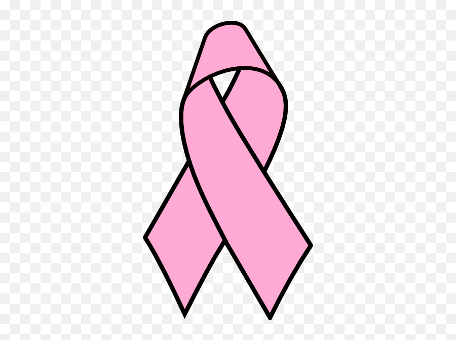 Breast Cancer Logo Clip Art - Clipart Best Cute Pink Ribbon Black Outline Emoji,Pink Ribbon Emoticon