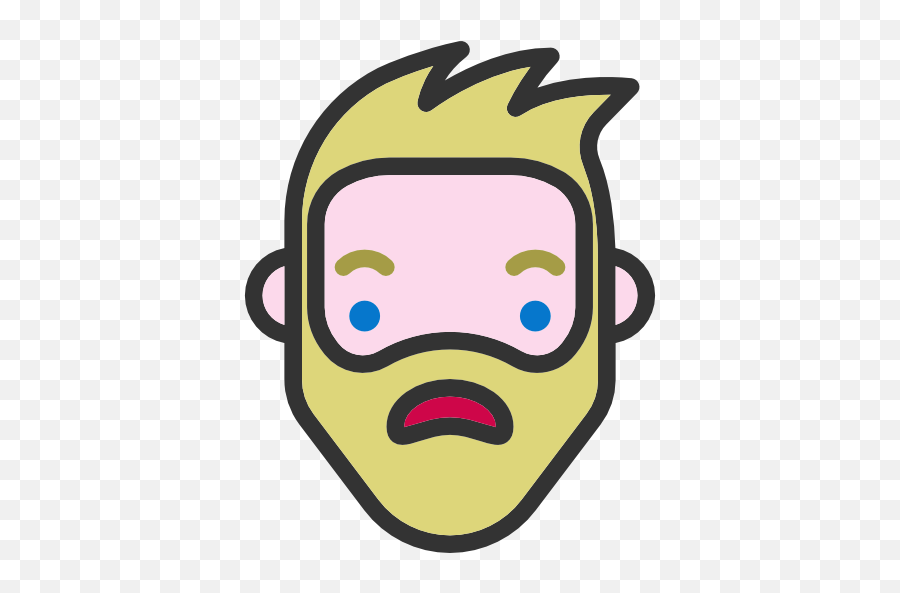Facial Hair Emoticons Heads People - Icon Emoji,Mustache Emoticons