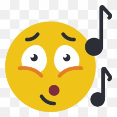 Singing - Smiley Emoji,Singing Emoji