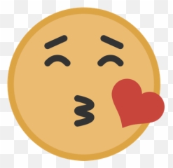 Yellow Kissing Face Graphic - Emoji,Lewd Emoji