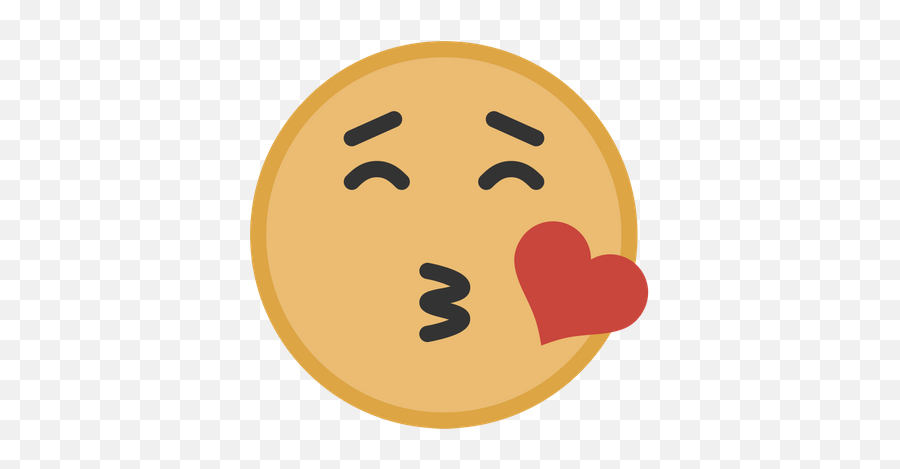 Yellow Kissing Face Graphic - Emoji,Lewd Emoji