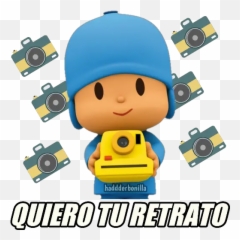 Pocoyo Phrases In Spanish Stickers For - Meme Do Emoji
