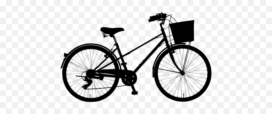 Bike Siluett - Bicycle Silhouette Png Emoji,Jeep Emoji