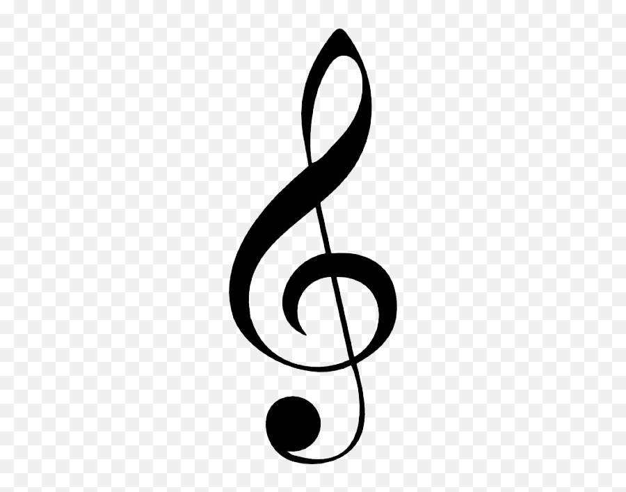 Free Musical Note Transparent Download - Treble Clef No Background Emoji,Song Notes Emoji