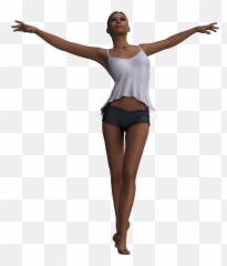Ballerina Ballet Dance Female Figure - Ballet Dancer Figure Emoji,Emoji Sports Bra