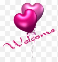 Top Puppy Surprise With Balloons Stickers For Android Ios - Welcome Hearts Gif Emoji