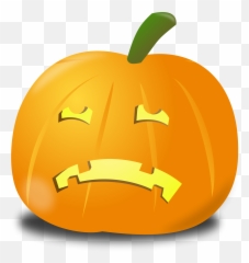 Sad Pumpkin Clipart - Sad Pumpkin Clipart Emoji,Jackolantern Emoji