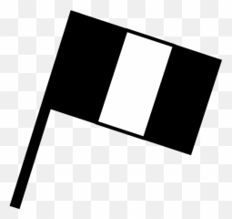 Free Flag Pole Images - French Black And White Emoji