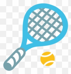 Tennis Emoji - Tennisschläger