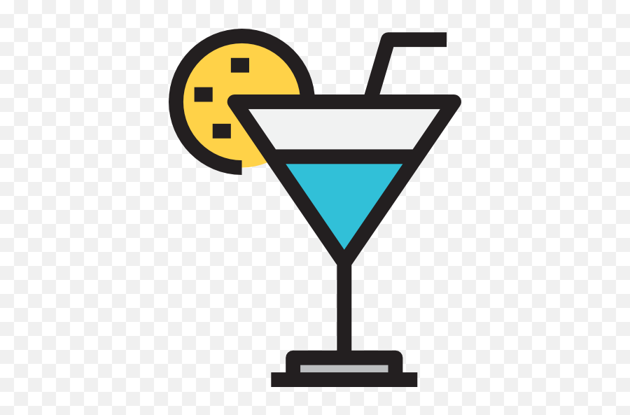 Cocktail Glass Icon At Getdrawings - Cocktail Icon Png Emoji,Martini Emoji