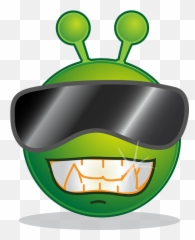 Alien Face Smiley - Sad Emoji