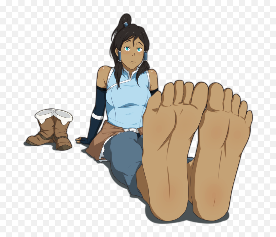 Deviantart Feet Png Picture - Legend Of Korra Korra Feet Emoji,Toe Emoji