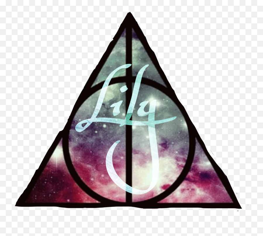 Deathlyhallows Namesticker Lily Sticker Harrypotter Pot - Triangle Emoji,Pot Of Gold Emoji