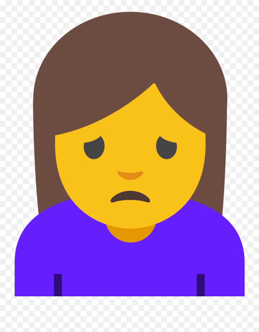 Emoji U1f64d - Emoji,Frowning Emoticons