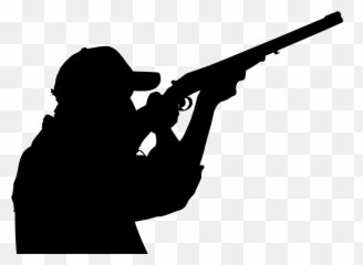 1 Free Guns War Images - Hunter Shooting Silhouette Emoji