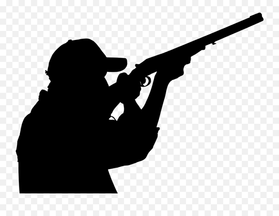 1 Free Guns War Images - Hunter Shooting Silhouette Emoji,Butt Emoticon