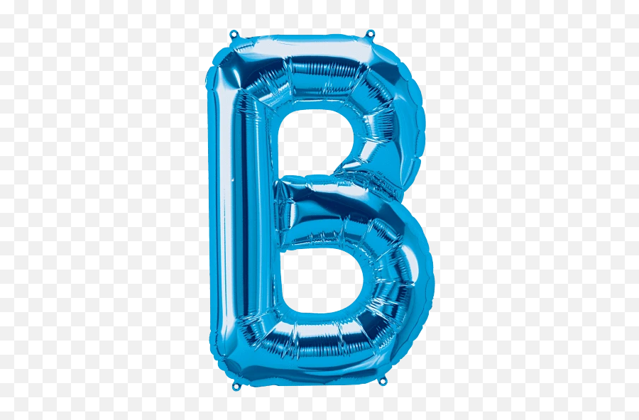 Blue Letter B Balloon - Blue Letter B Balloon Emoji,B Letter Emoji