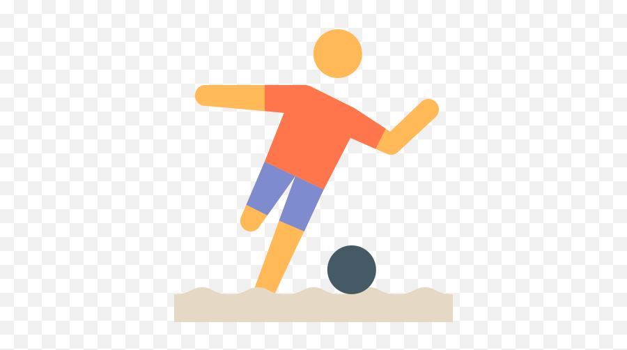 Soccer Player Icon - Free Download Png And Vector Sports Icon Color Png Emoji,Soccer Player Emoji