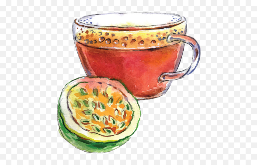 Passion Passionfruit Juice - Earthenware Emoji,Passion Fruit Emoji