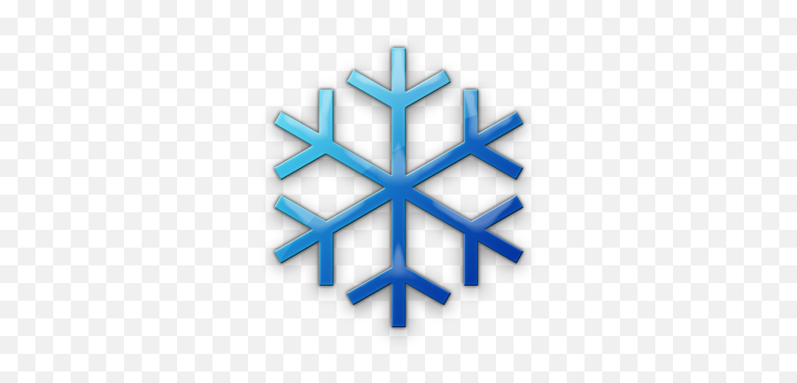 Snowflake Clipart Transparent - Simple Snowflake Transparent Emoji,Snowflake Emoji Transparent