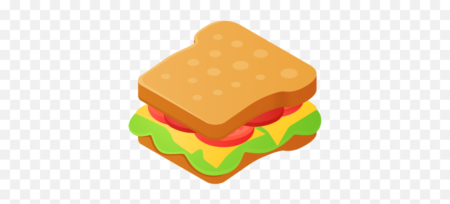 Sandwich Icon - Fast Food Emoji,Food Emoji Png