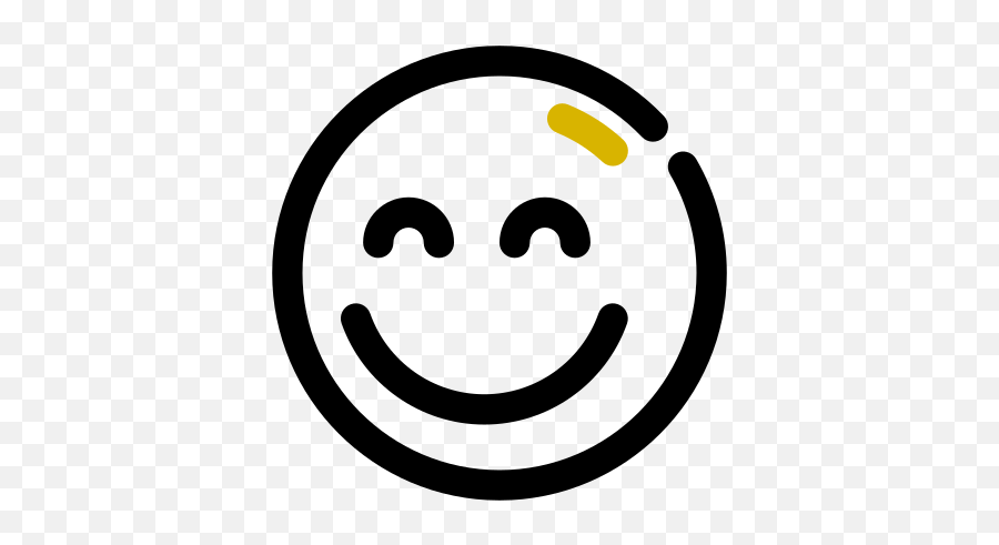 Happy - Free Smileys Icons Emoji,Satisfied Emoticon