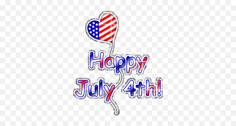 America Glitters For Myspace Facebook - Independence Day Glitter Logo Emoji,Happy 4th Of July Emoji