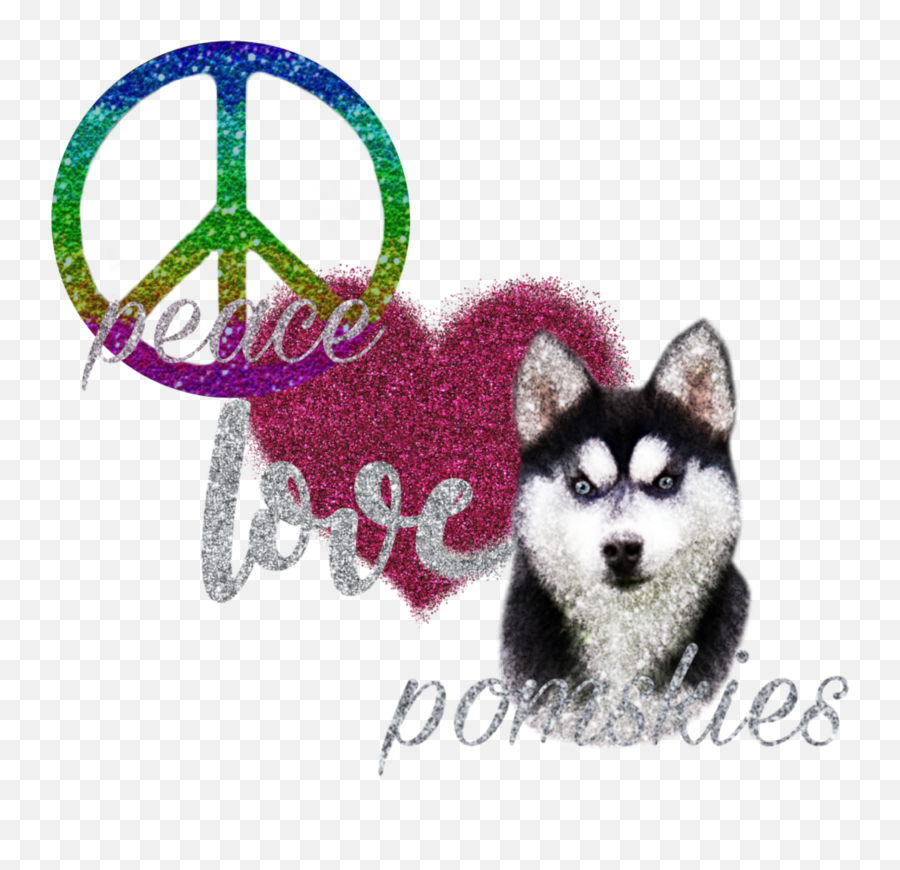 The Newest Pomsky Stickers On Picsart - Symbols Or Words With Different Meanings Emoji,Husky Emoji